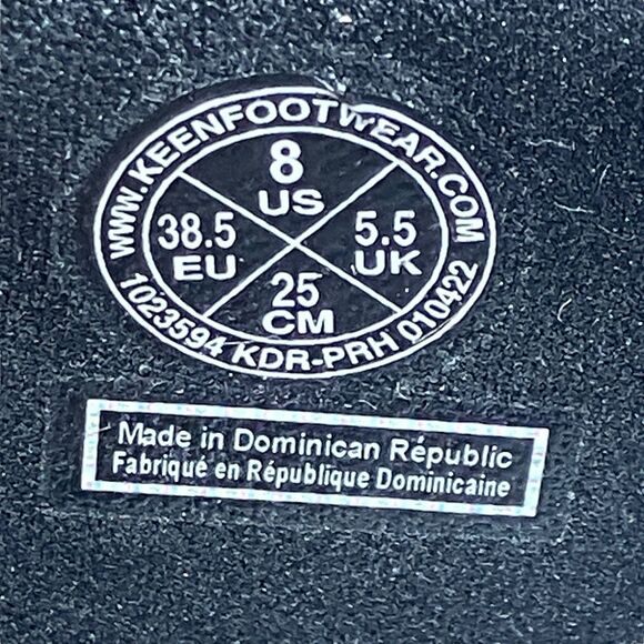 Keen Hiking Sandals‎ Womens 8 Astoria Black Gray Closed Toe Water Shoes - Picture 3 of 10